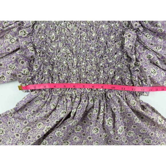 Sea New York Women’s Ida Smocked Top Lilac color Size XS - Picture 9 of 9